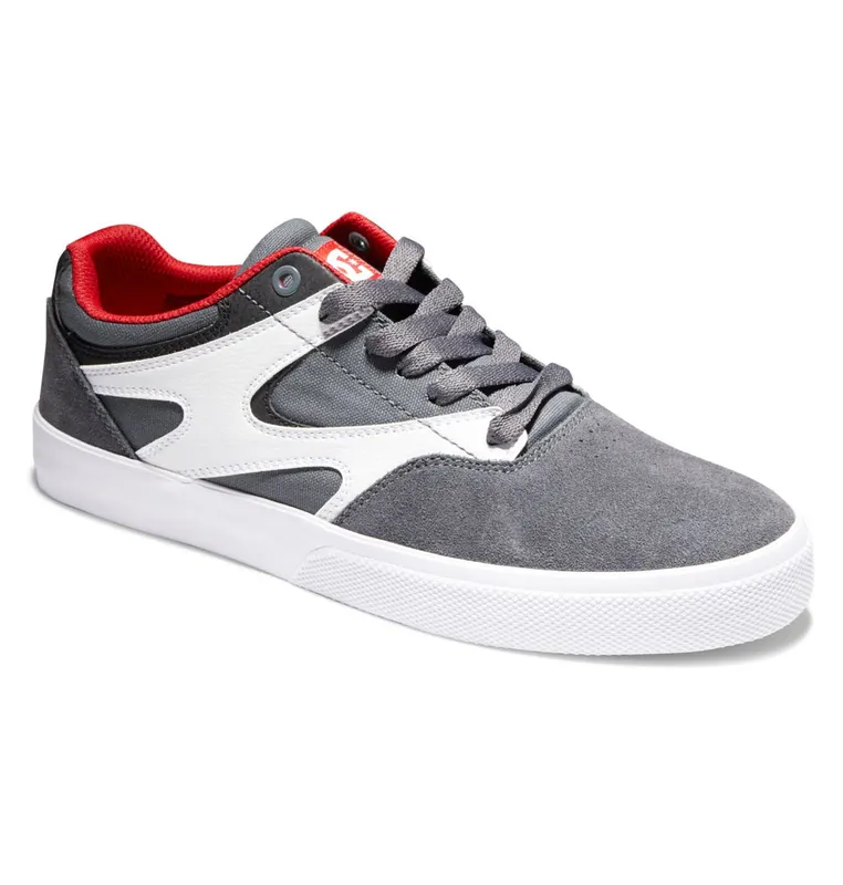 DC Shoes Kalis Vulc grey/grey/red (ADYS300569-XSSR)