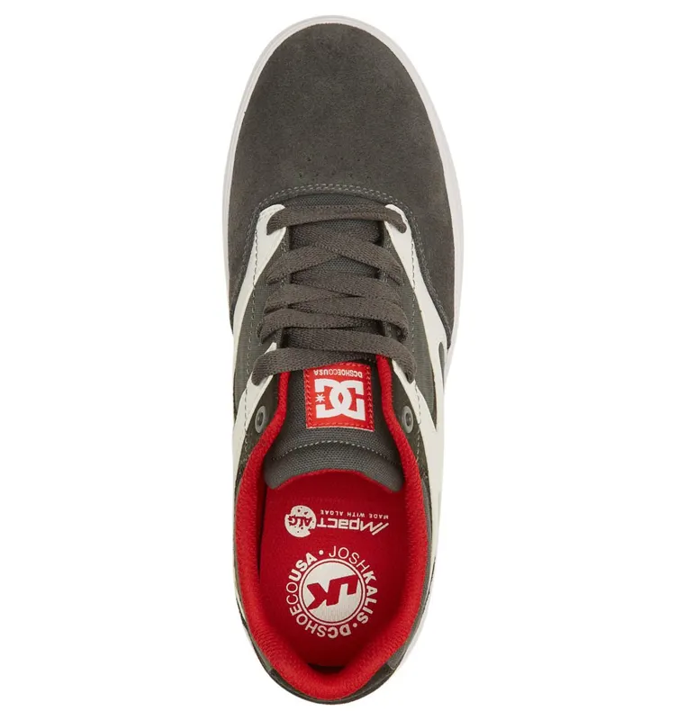 DC Shoes Kalis Vulc grey/grey/red (ADYS300569-XSSR)