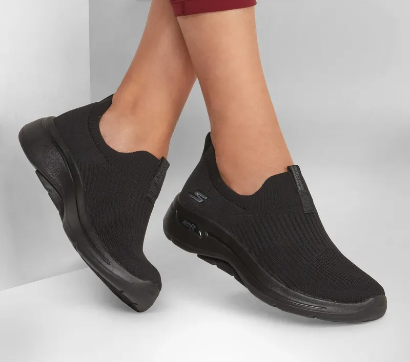Skechers Skechers GO WALK Arch Fit – Iconic – Zwart (124409-BBK)