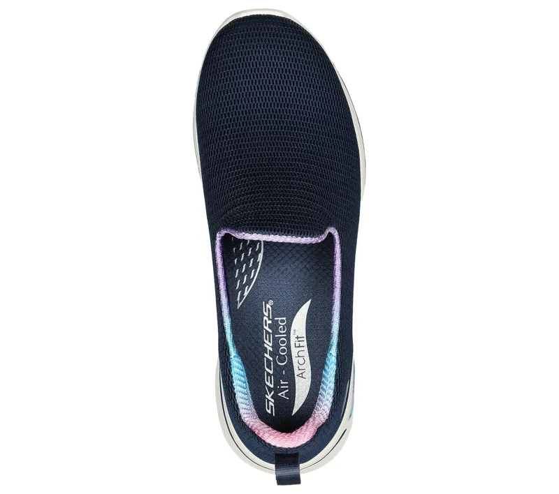 Skechers GO WALK Arch Fit – Wild Energy – Marine / Turkoois (124867-NVTQ)