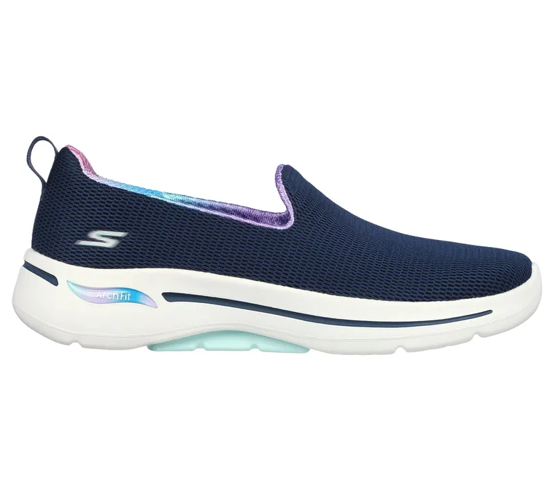 Skechers GO WALK Arch Fit – Wild Energy – Marine / Turkoois (124867-NVTQ)
