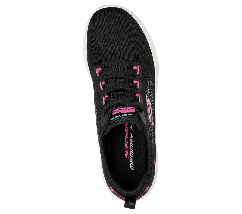 Skechers Dynamight 2.0 – Daytime Stride – Zwart / Roze (149546-BKPK)