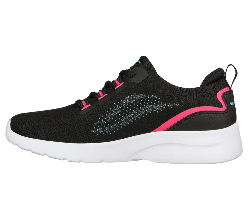 Skechers Dynamight 2.0 – Daytime Stride – Zwart / Roze (149546-BKPK)