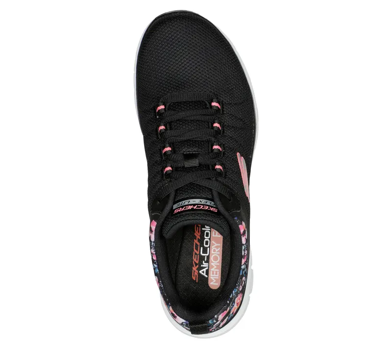 Skechers FLEX APPEAL 4.0 – LET IT BLOSSOM – Zwart / Multi (149586-BKMT)