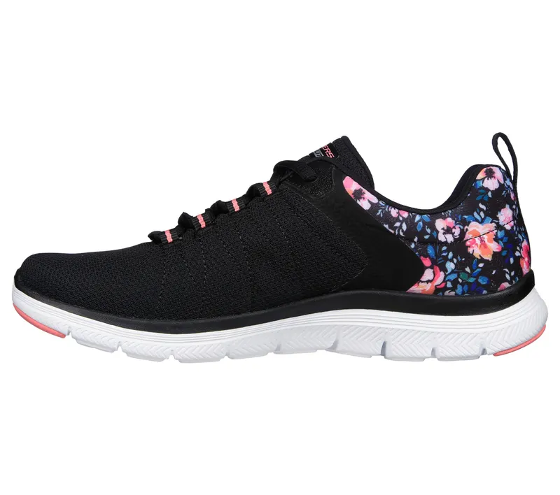 Skechers FLEX APPEAL 4.0 – LET IT BLOSSOM – Zwart / Multi (149586-BKMT)