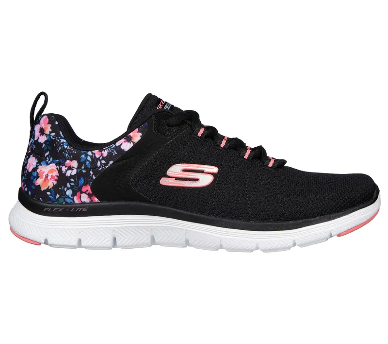 Skechers FLEX APPEAL 4.0 – LET IT BLOSSOM – Zwart / Multi (149586-BKMT)