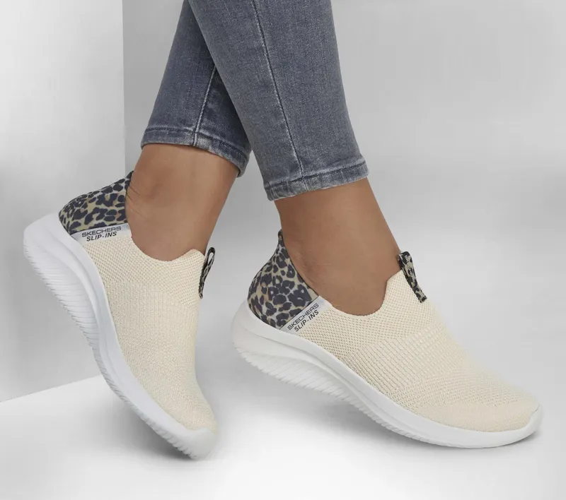 Skechers Skechers Slip-Ins: Ultra Flex 3.0 – Natural Step – Luipaard (149712-LPD)