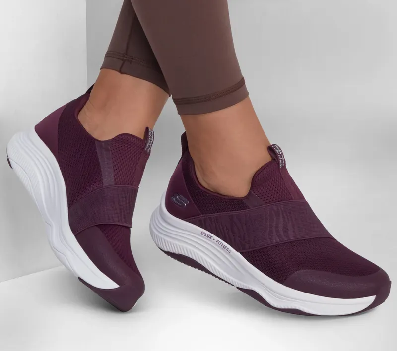 Skechers Relaxed Fit: D’Lux Fitness – Smooth Energy – Pruim (149839-PLUM)