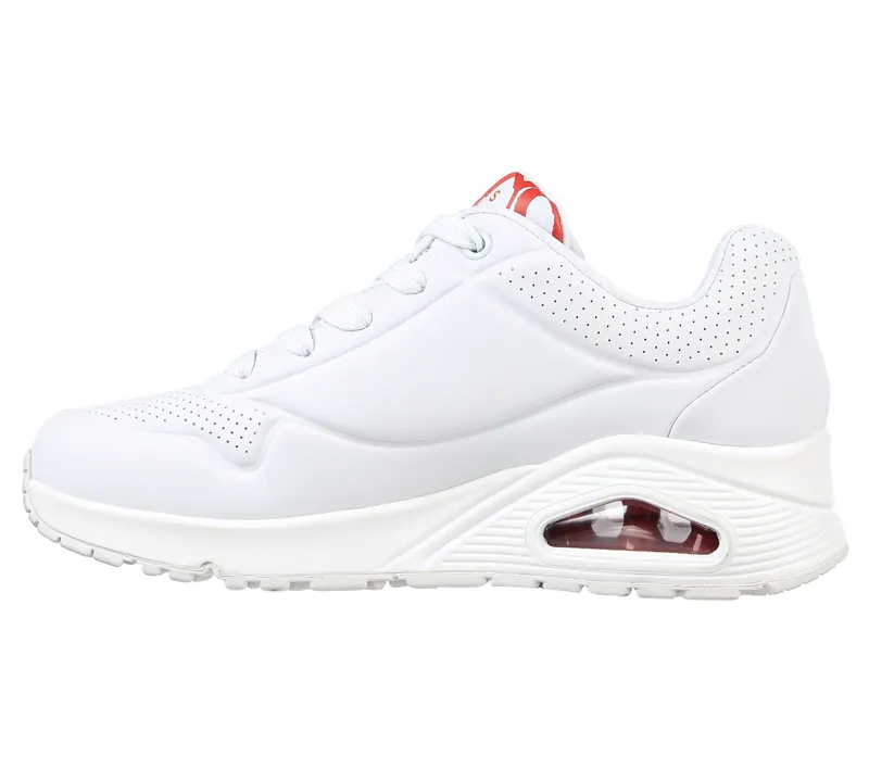 Skechers Skechers x JGoldcrown: Uno – Spread the Love – Wit / Rood / Roze (155507-WRPK)