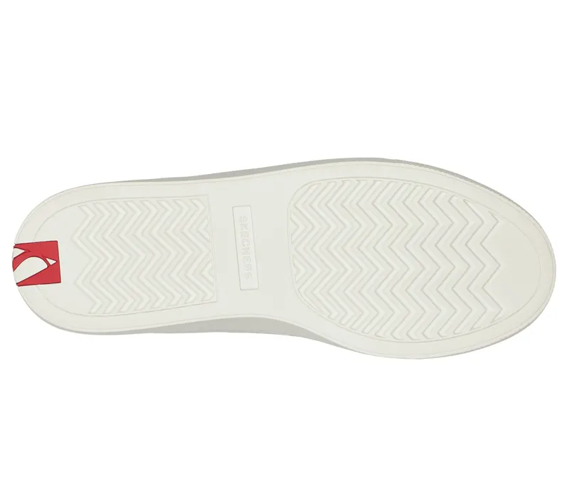 Skechers JGoldcrown: Side Street – Lonely Heart – Wit / Rood (177983-WRD)