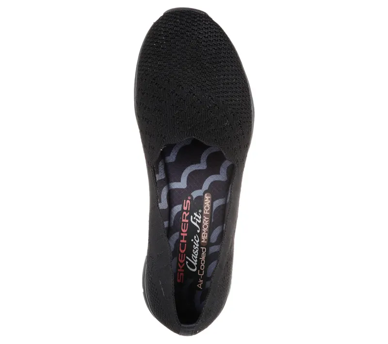 Skechers Seager – Stat – Zwart (49481-BBK)