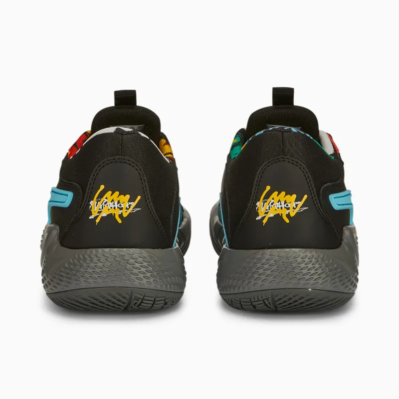 Puma Court Rider Chaos Black basketbalschoenen Zwart (378265-01)