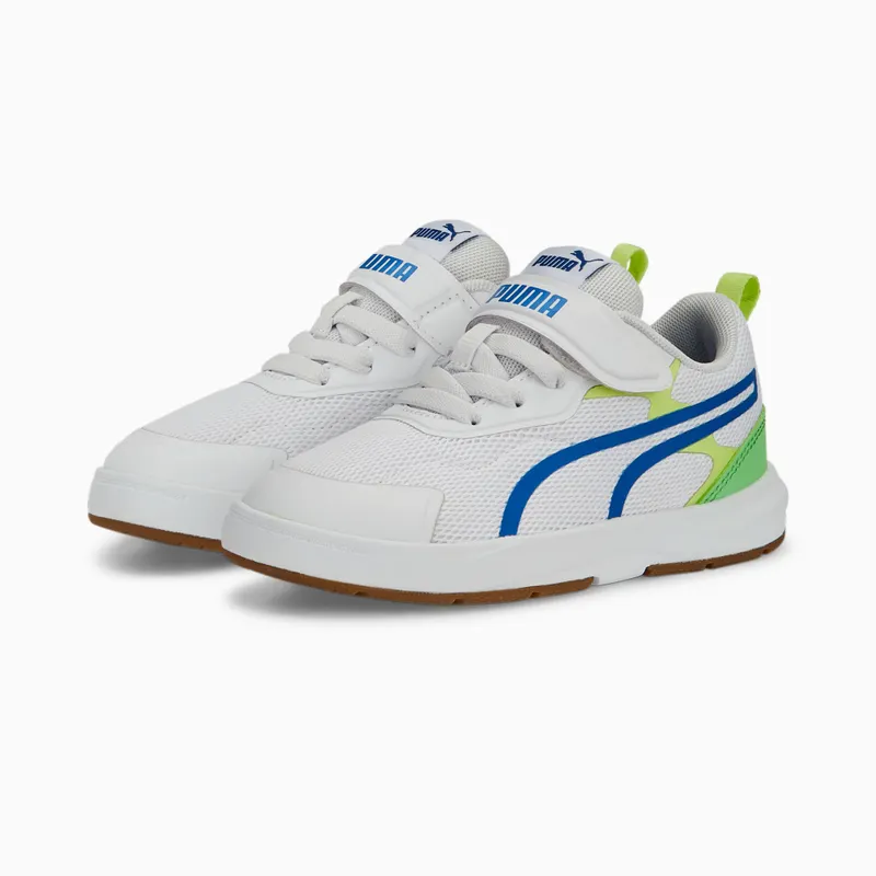 Puma Evolve Gym met alternatieve sluiting+ Wit/Blauw/Groen (389142-01)