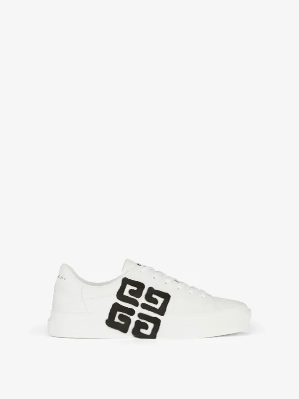 Givenchy Sneakers City sport in leather with tag effect 4G print (BE0027E1JU-116)