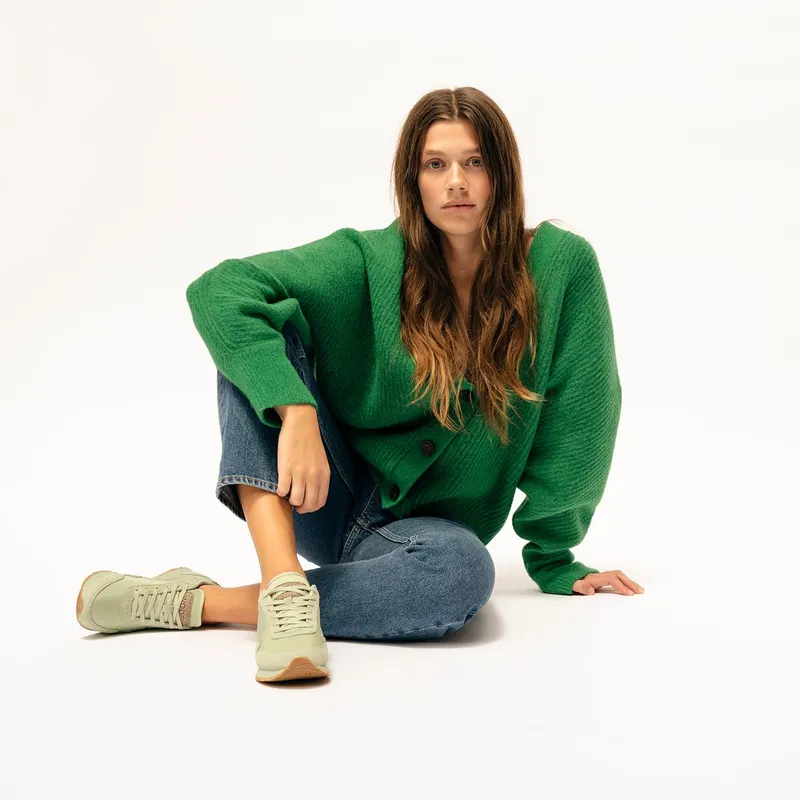 Woden Nora III Leather Green Lily (WL166 803)