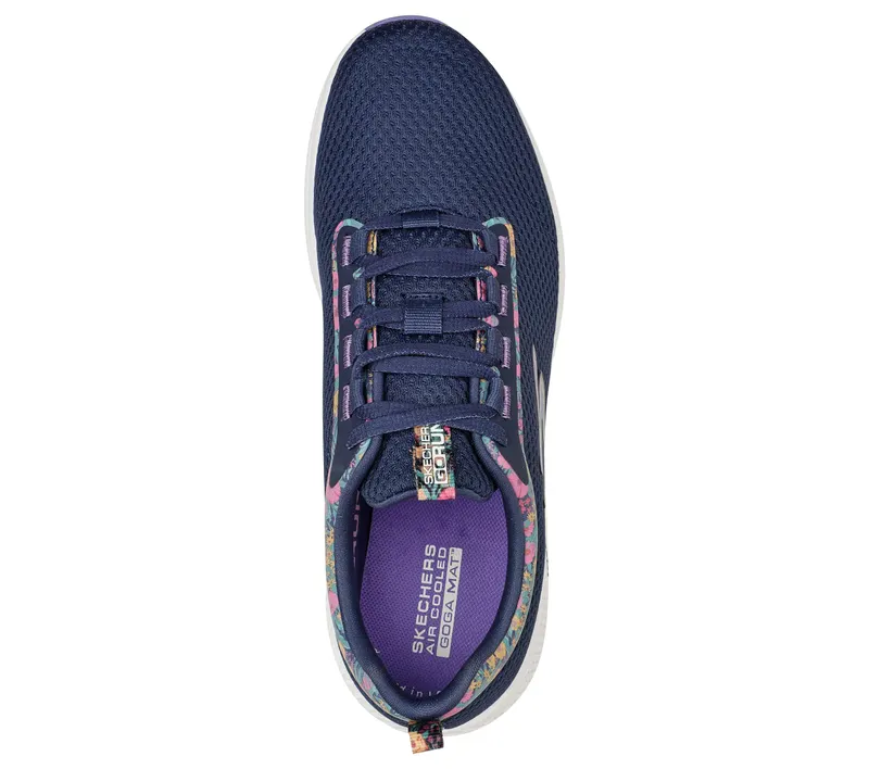 Skechers GO RUN Consistent – Tropic Paradise – Marine / Purper (128271-NVPR)