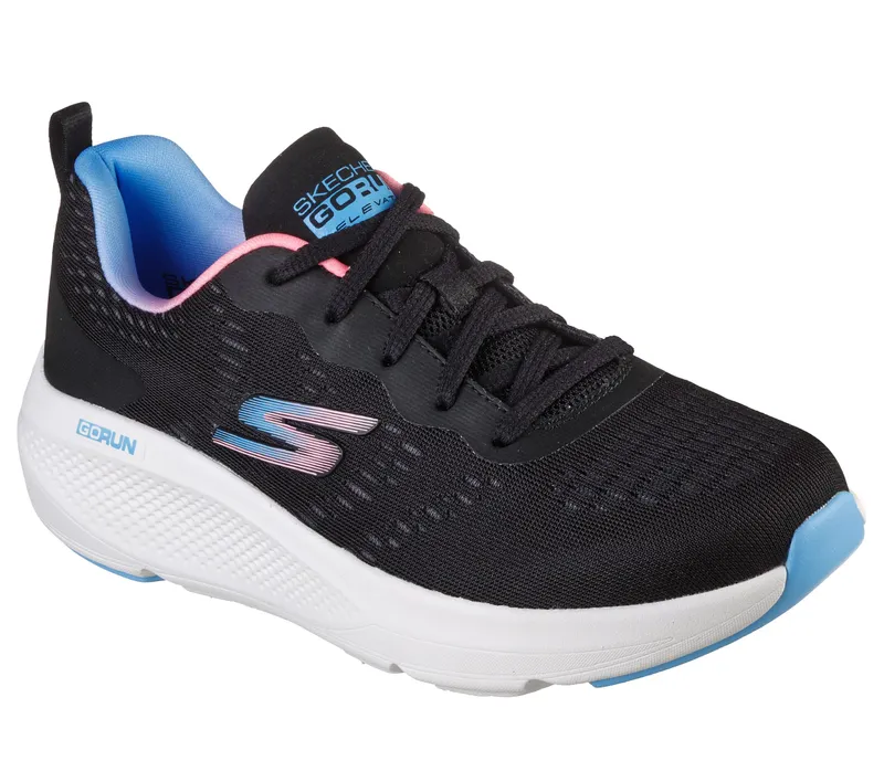 Skechers GO RUN Elevate – Double Time – Zwart / Multi (128334-BKMT)