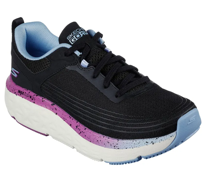 Skechers Max Cushioning Delta – Sunny Road – Zwart / Blauw (129118-BKBL)