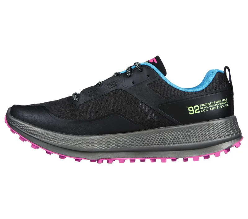 Skechers GO RUN Arch Fit Razor TRL – 2 – Zwart / Roze (172077-BKPK)