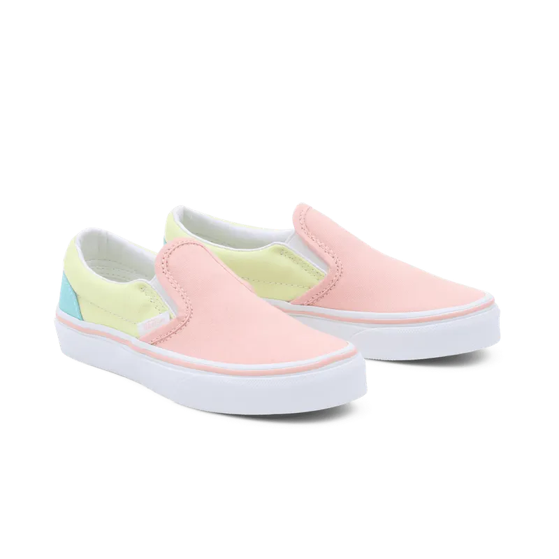 VANS Pastel Block Classic Slip-on Kinderschoenen Multicolour (VN0A5KXMJBW)