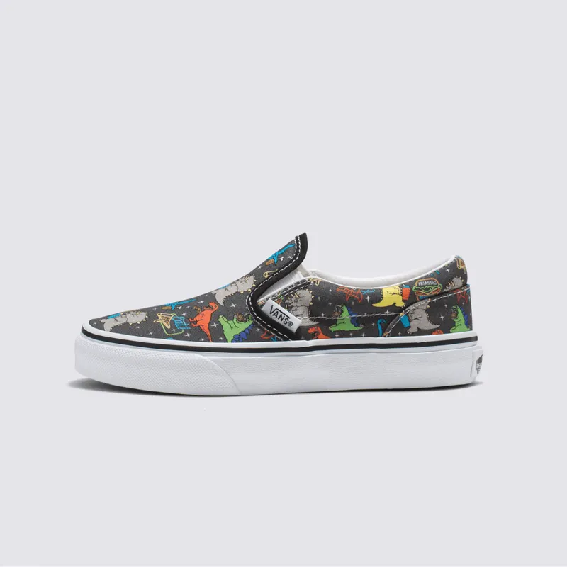 VANS Dino Classic Slip-on Kinderschoenen Wit (VN0A5KXMRP9)