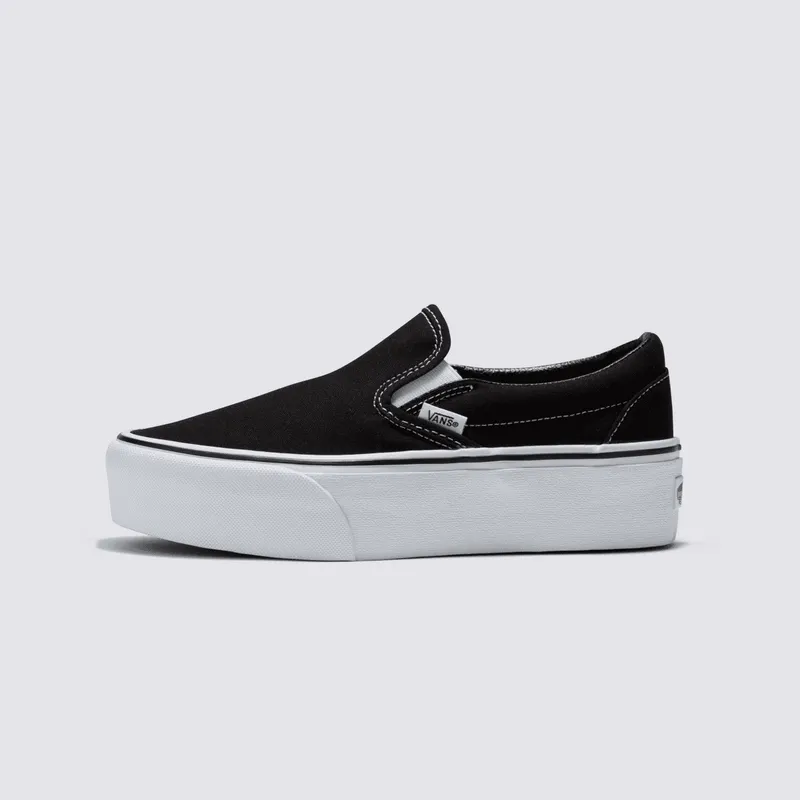 VANS Classic Slip-on Stackform Zwart (VN0A7Q5RBMX)