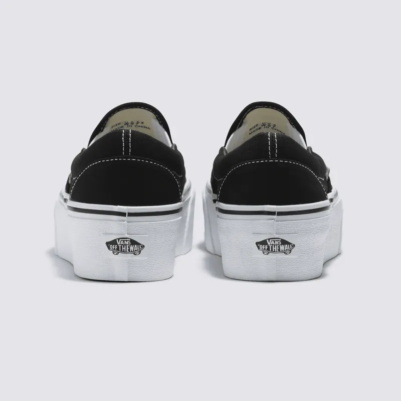 VANS Classic Slip-on Stackform Zwart (VN0A7Q5RBMX)