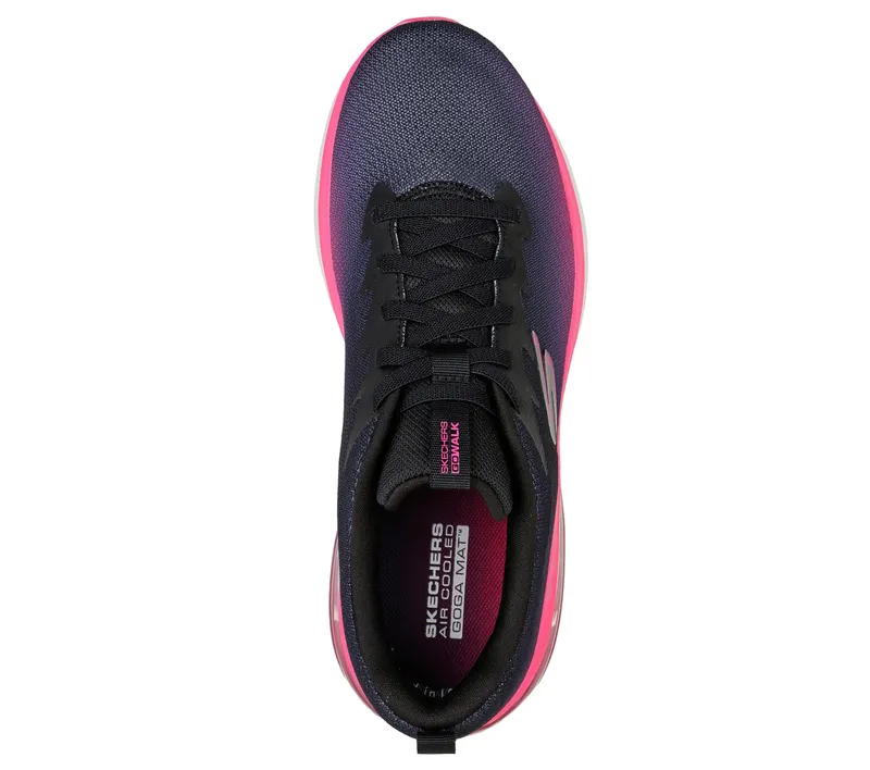 Skechers Skechers GOwalk Air 2.0 – Quick Breeze – Zwart / Heet Roze (124348-BKHP)