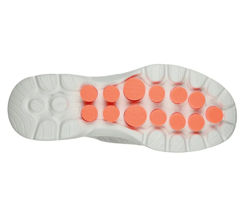 Skechers Skechers GOwalk 6 – Glimmering – Grijs / Koraal (124502-GYCL)