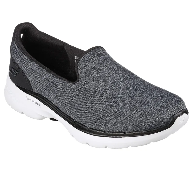 Skechers Skechers GOwalk 6 – Grand Horizon – Zwart / Wit (124507-BKW)