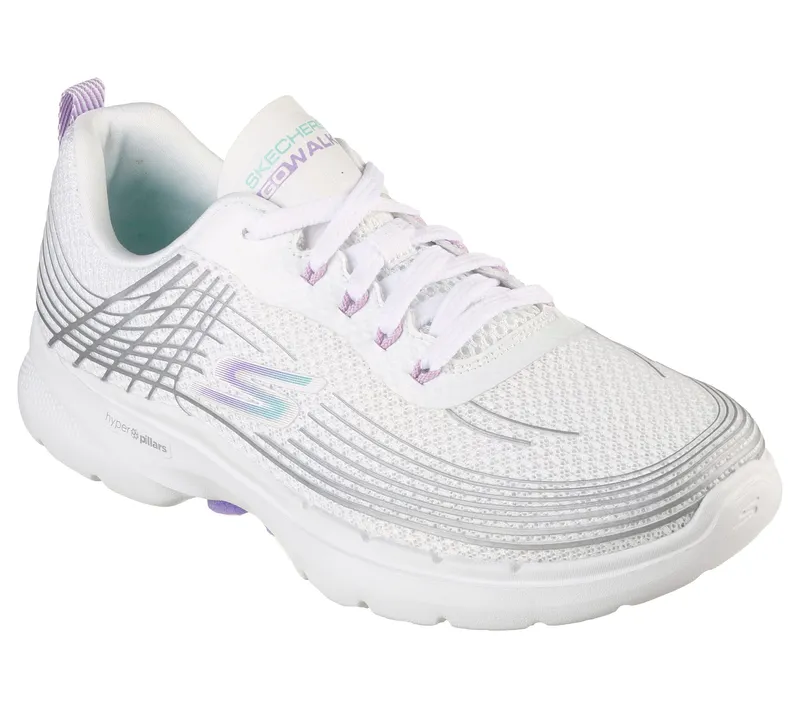 Skechers Skechers GO WALK 6 – Stunning Glow – Wit / Multi (124554-WMLT)