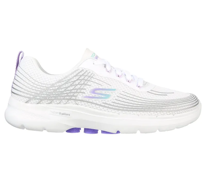 Skechers Skechers GO WALK 6 – Stunning Glow – Wit / Multi (124554-WMLT)