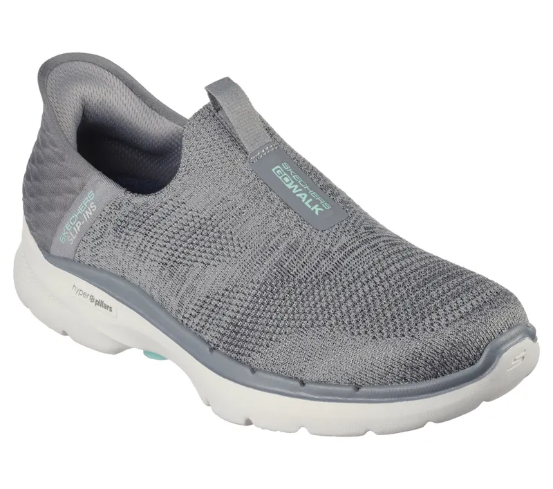 Skechers Skechers Slip-ins: GO WALK 6 – Fabulous View – Grijs (124569-GRY)