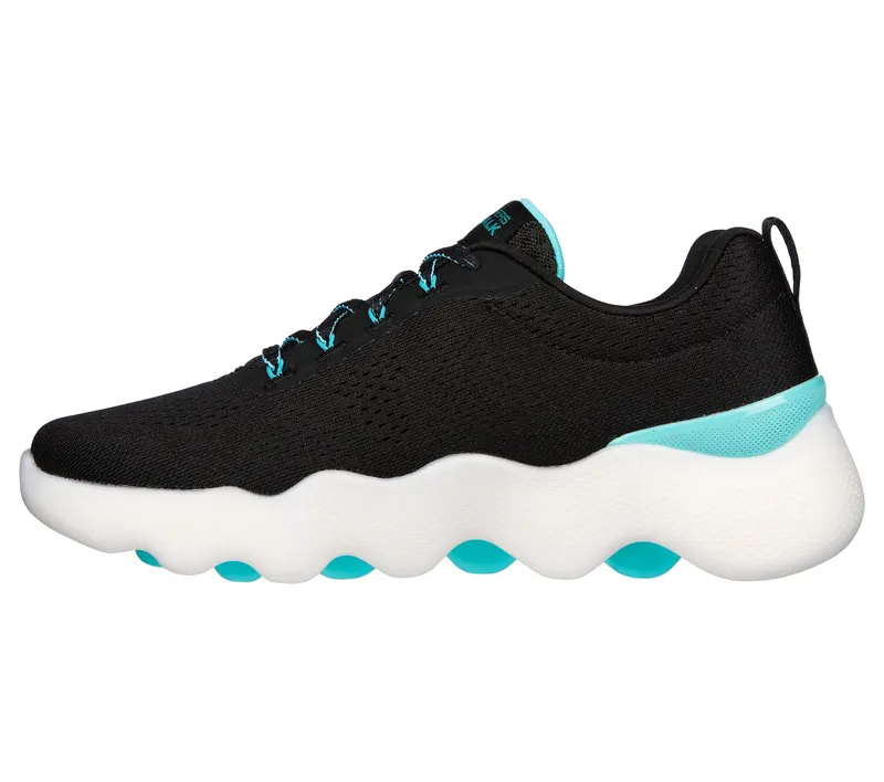 Skechers Skechers GO WALK Massage Fit – Zwart / Turkoois (124903-BKTQ)