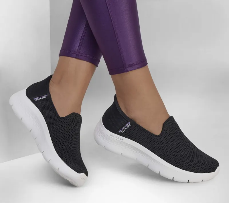 Skechers Skechers Slip-ins: GO WALK Flex – Relish – Zwart / Wit (124963-BKW)