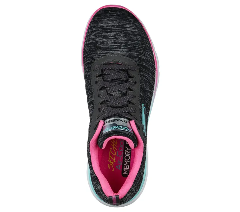 Skechers Flex Appeal 3.0 – Fan Craze – Zwart / Multi (149008-BKMT)