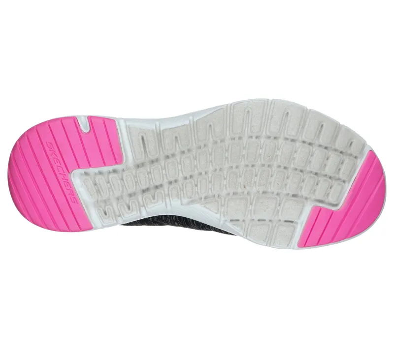 Skechers Flex Appeal 3.0 – Fan Craze – Zwart / Multi (149008-BKMT)