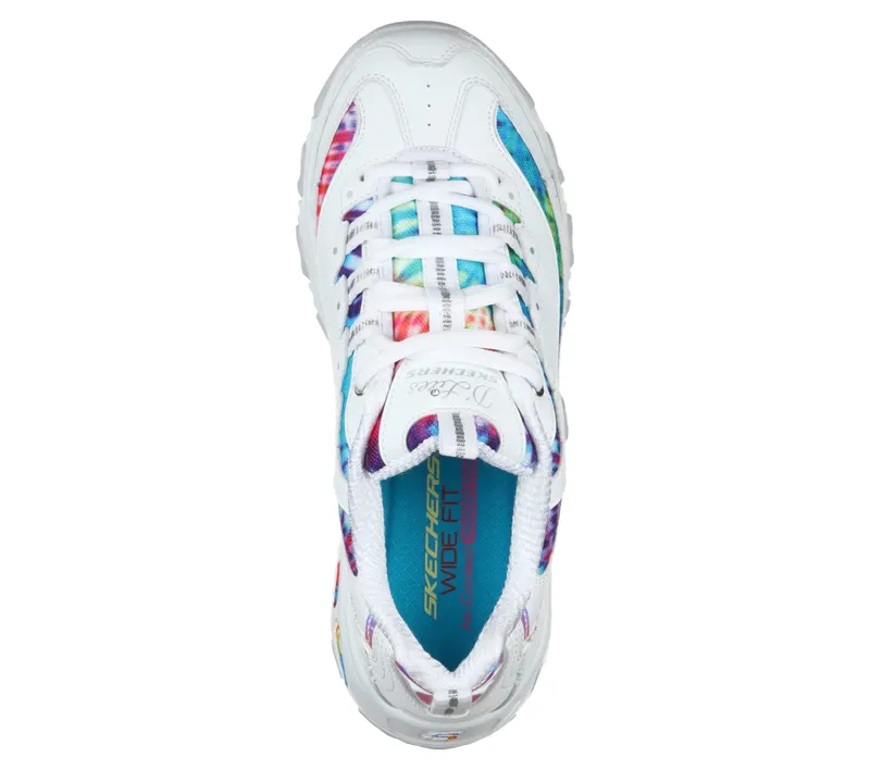 Skechers D’Lites – Summer Fiesta – Wit / Multi (149015-WMLT)