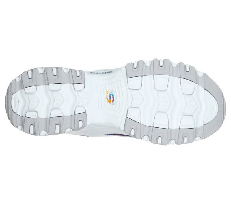 Skechers D’Lites – Summer Fiesta – Wit / Multi (149015-WMLT)