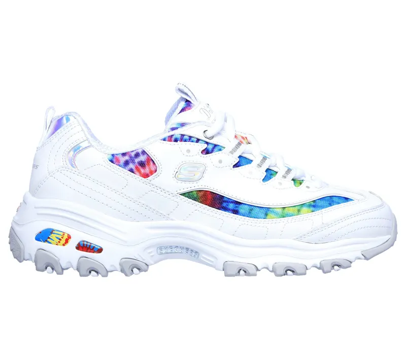 Skechers D’Lites – Summer Fiesta – Wit / Multi (149015-WMLT)