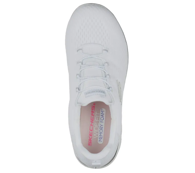 Skechers Summits – Fast Attraction – Wit / Zilver (149036-WSL)