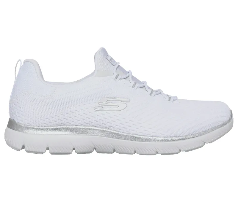 Skechers Summits – Fast Attraction – Wit / Zilver (149036-WSL)