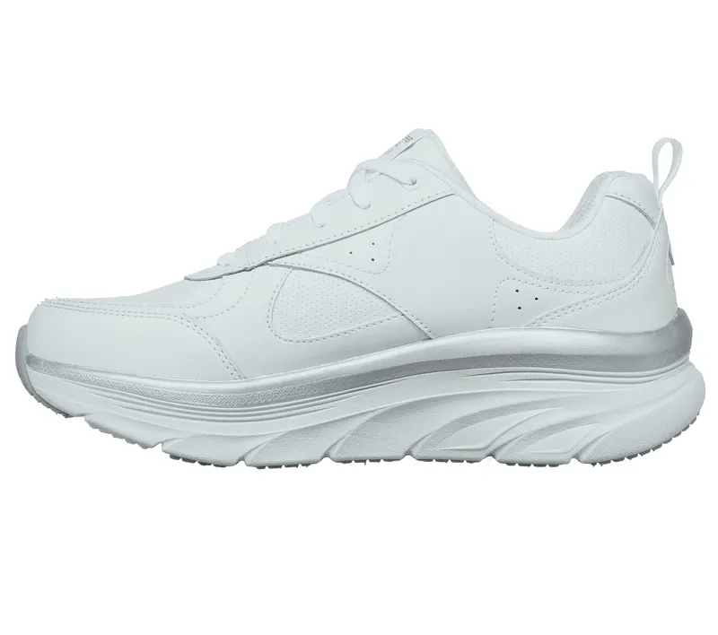 Skechers Relaxed Fit: D’Lux Walker – Timeless Path – Wit / Zilver (149312-WSL)