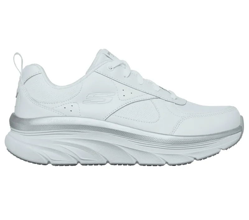 Skechers Relaxed Fit: D’Lux Walker – Timeless Path – Wit / Zilver (149312-WSL)
