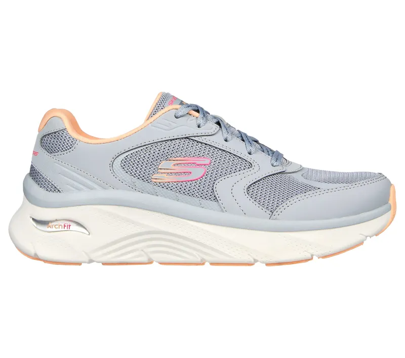 Skechers Relaxed Fit: Arch Fit D’Lux – Grijs / Koraal (149686-GYCL)