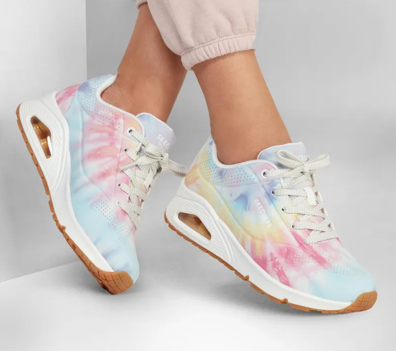 Skechers Uno – Hyped Hippie – Wit / Multi (155362-WMLT)