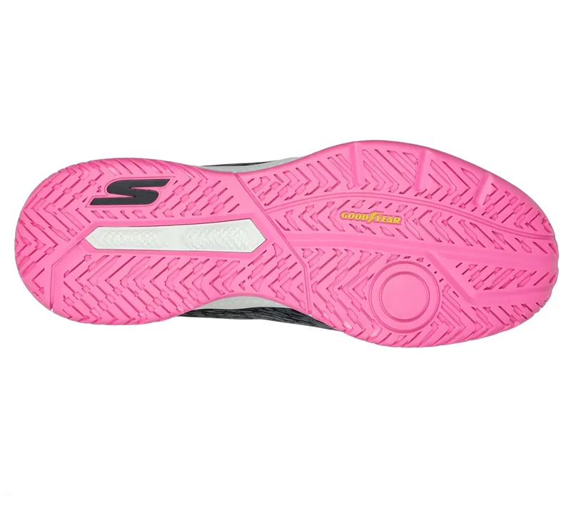 Skechers Viper Court – Pickleball – Zwart / Roze (172070-BKPK)