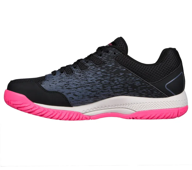 Skechers Viper Court – Pickleball – Zwart / Roze (172070-BKPK)