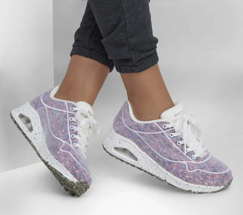 Skechers Uno – Planet-Airy – Wit / Multi (177090-WMLT)