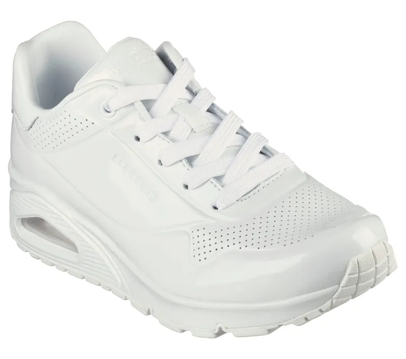 Skechers Uno – Shiny One – Wit (177142-WHT)